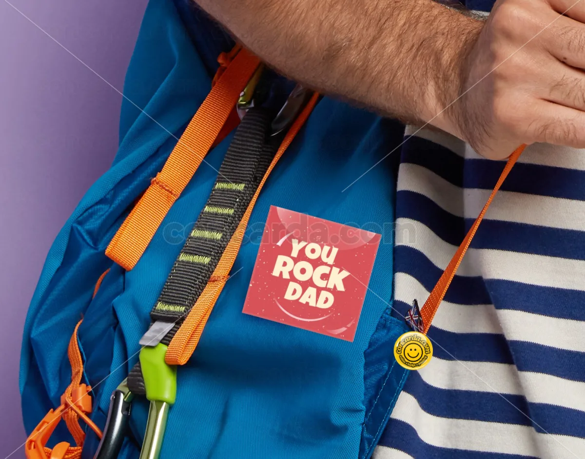 YOU ROCK DAD — Κονκάρδα Angular, Παραμάνα 50mm
