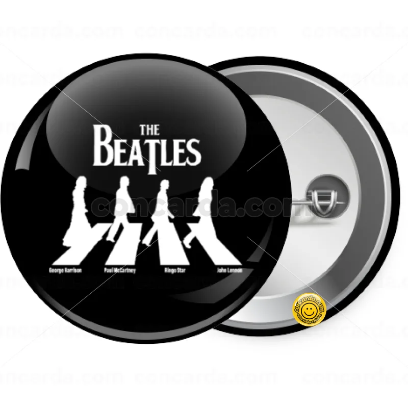 The Beatles, Abbey Road — Κονκάρδα Στρογγυλή, Παραμάνα 25mm