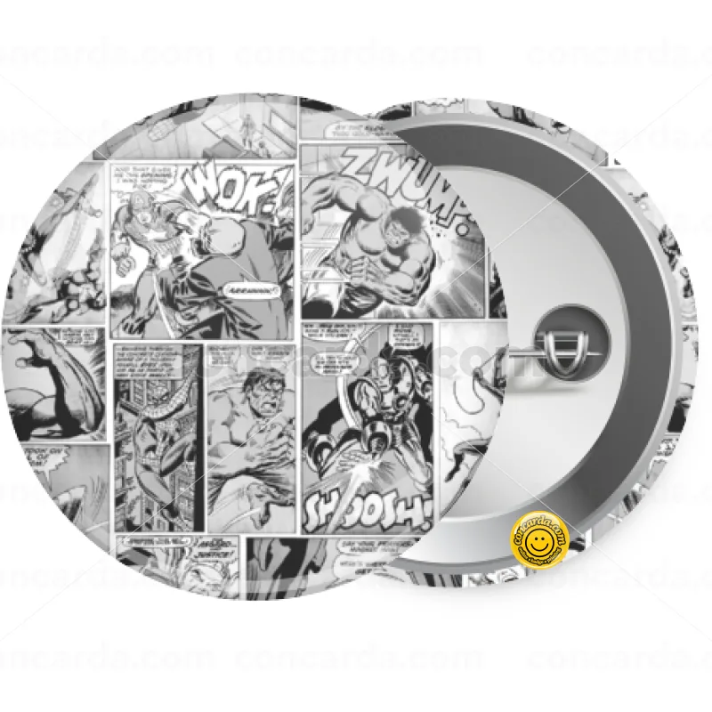 Classic comic Limited B/W — Κονκάρδα Στρογγυλή, Παραμάνα 25mm