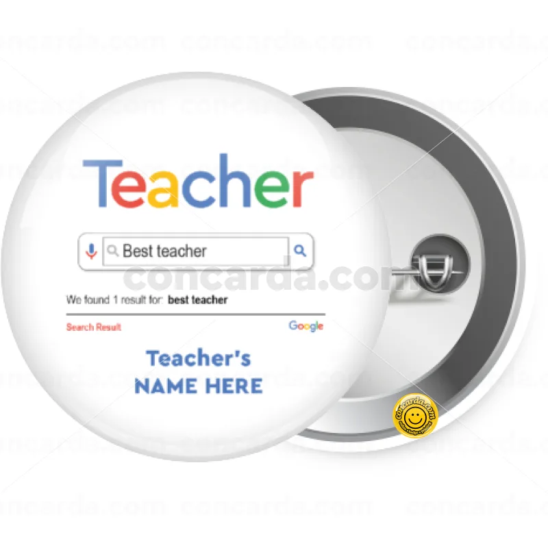 Searching for Best Teacher... — Κονκάρδα Στρογγυλή, Παραμάνα 25mm