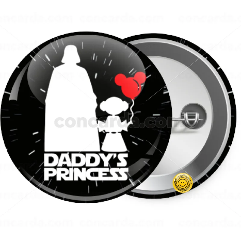Daddy's princess — Κονκάρδα Στρογγυλή, Παραμάνα 25mm