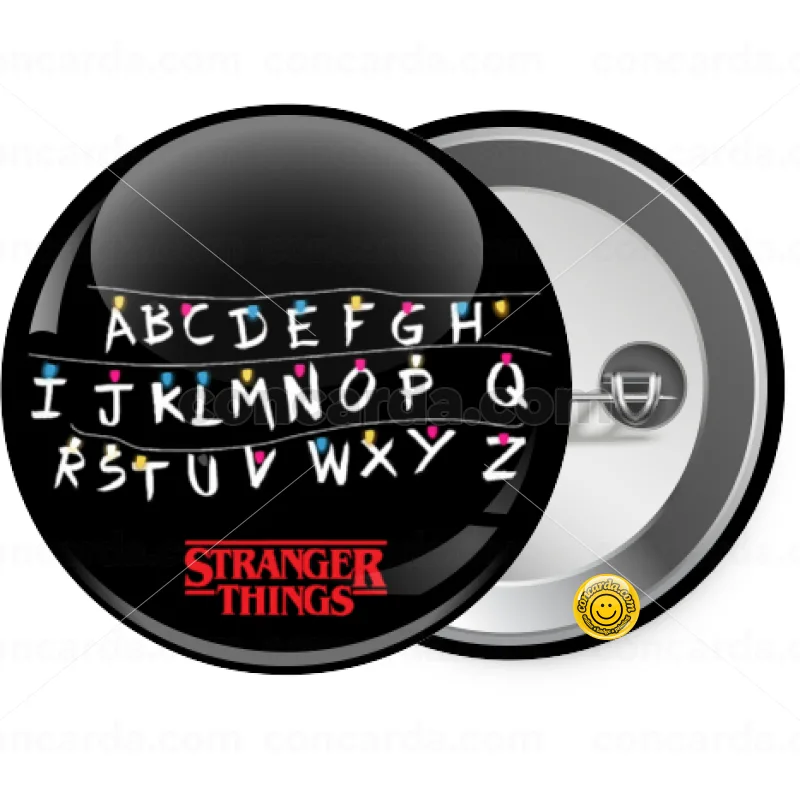 Stranger Things ABC — Κονκάρδα Στρογγυλή, Παραμάνα 25mm