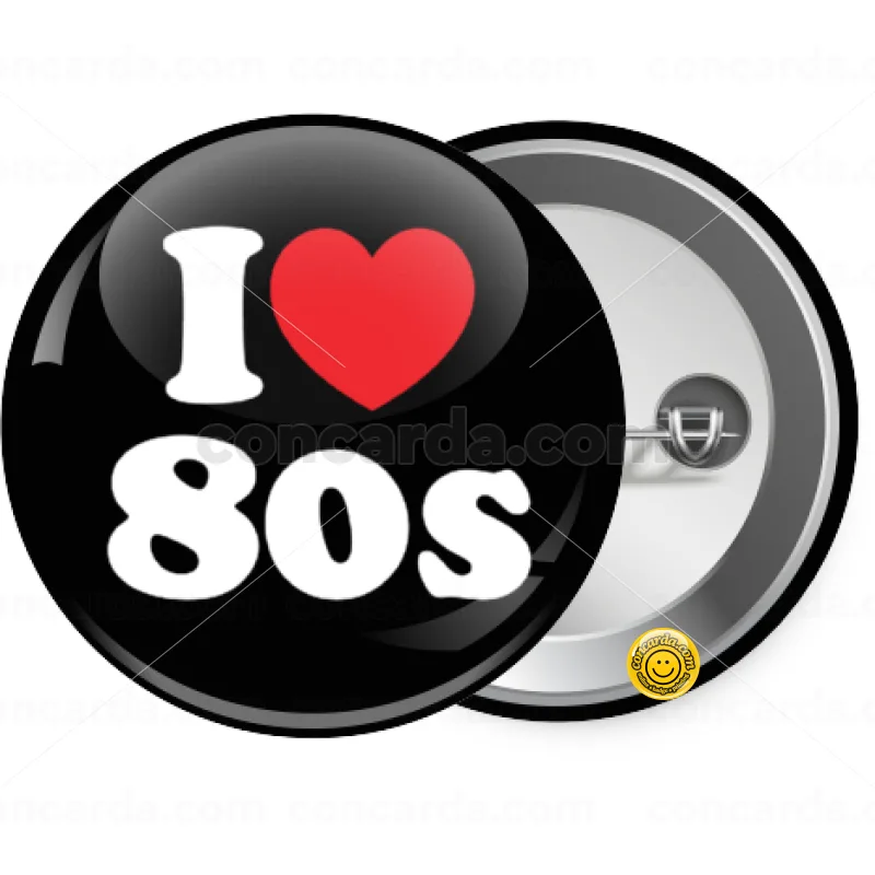 I Love 80s — Κονκάρδα Στρογγυλή, Παραμάνα 25mm