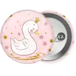 Crowned swan