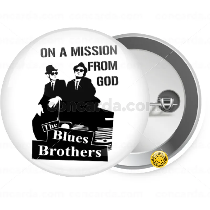 Blues brothers on a mission from God — Κονκάρδα Στρογγυλή, Παραμάνα 25mm