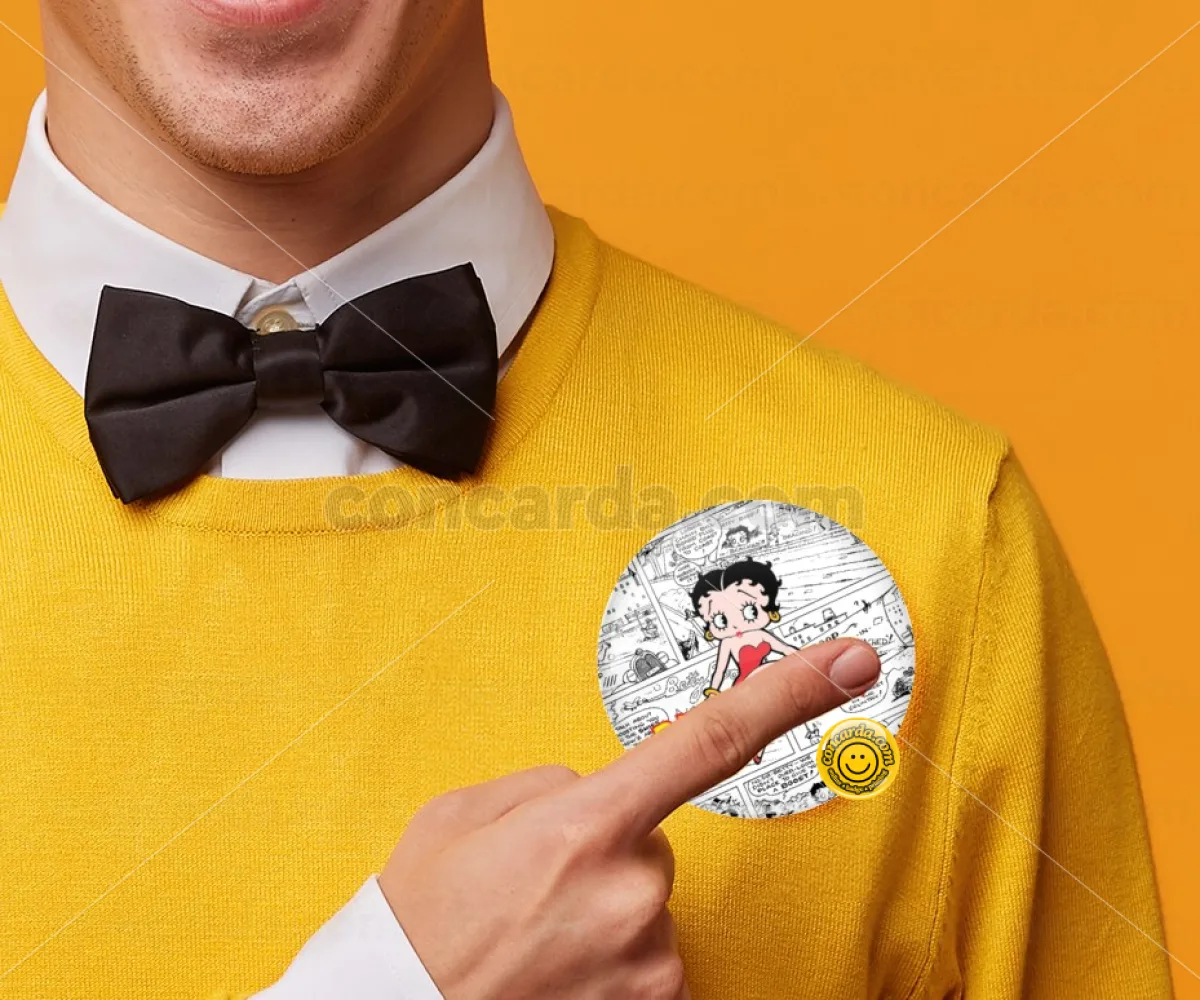 Betty Boop — Κονκάρδα Στρογγυλή, Παραμάνα 75mm