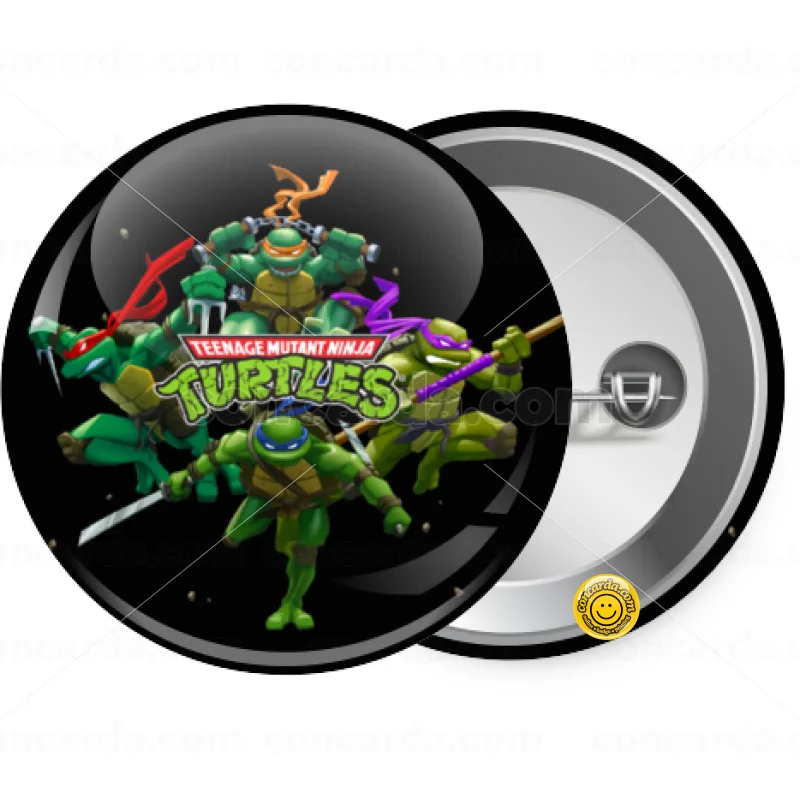 Ninja turtles — Κονκάρδα Στρογγυλή, Παραμάνα 25mm