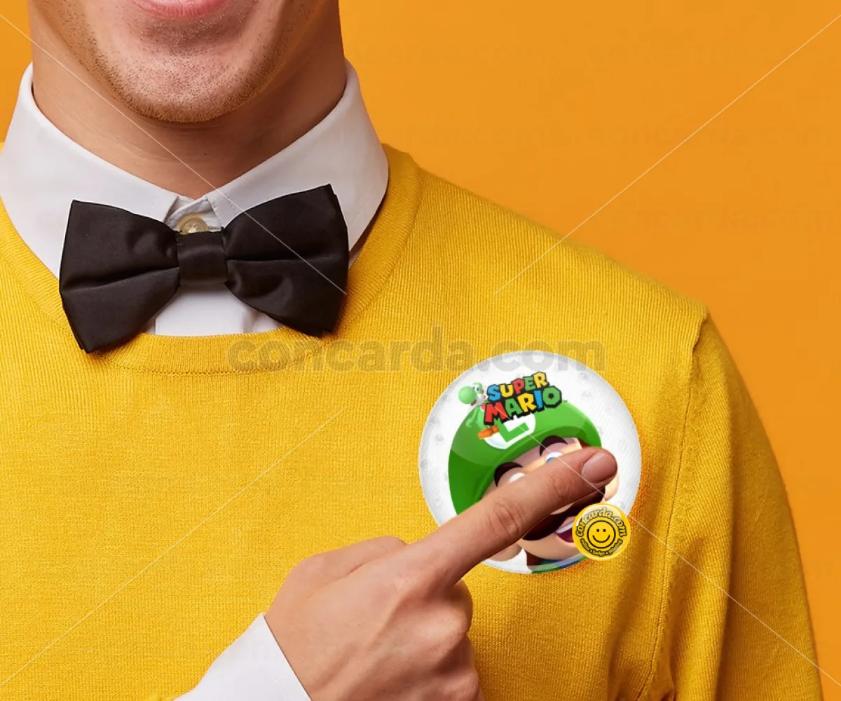 Super mario Luigi — Κονκάρδα Στρογγυλή, Παραμάνα 75mm