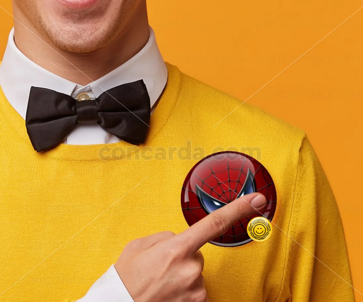 Spiderman mask — Κονκάρδα Στρογγυλή, Παραμάνα 75mm