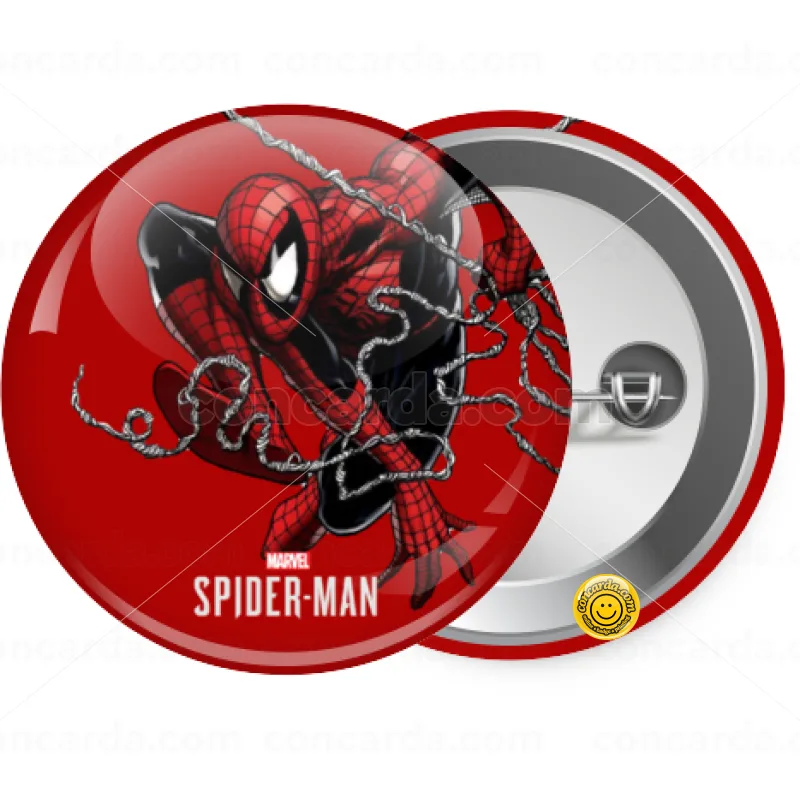 Spider-man — Κονκάρδα Στρογγυλή, Παραμάνα 25mm
