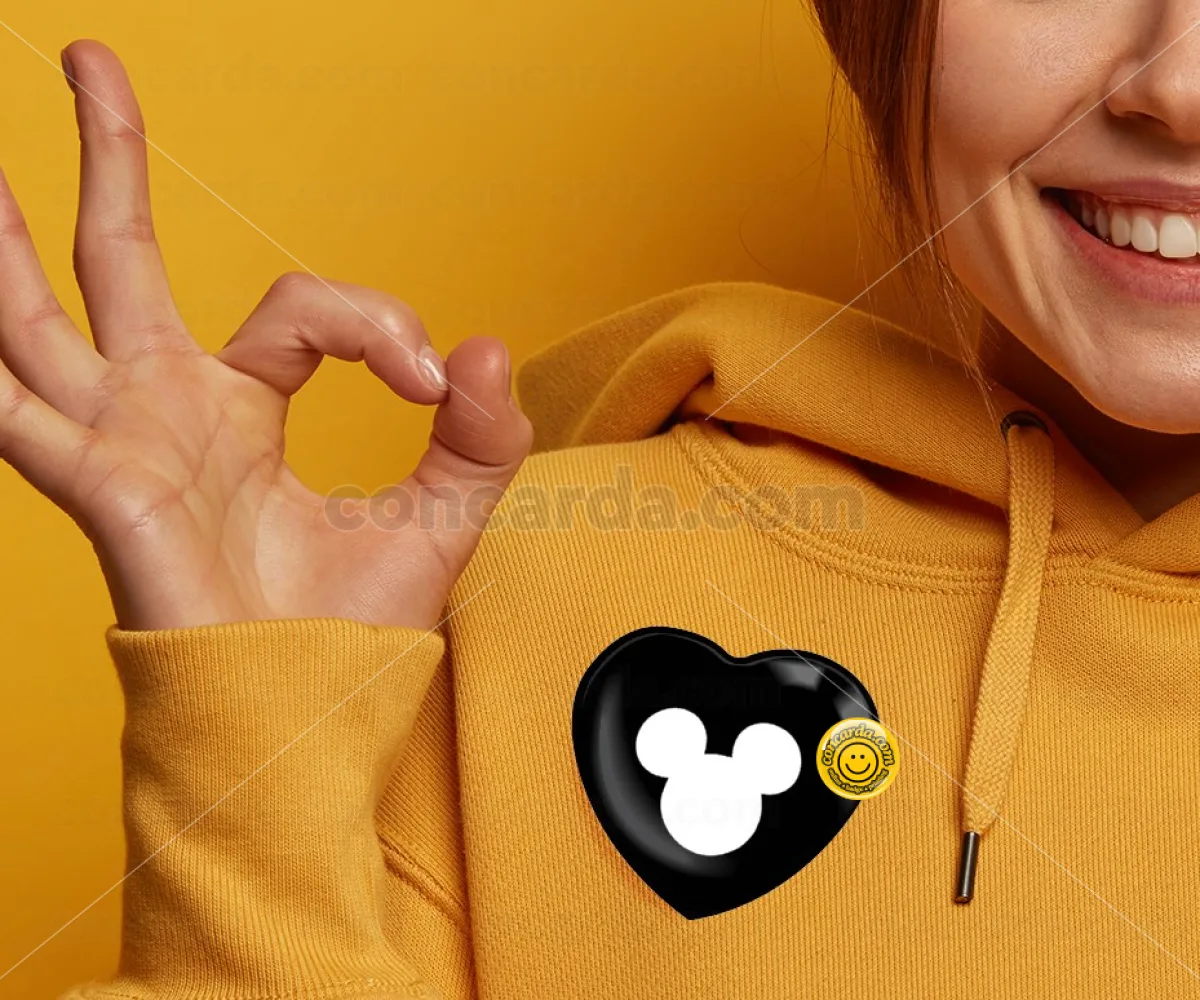 mouse man — Κονκάρδα Καρδιά 57mm