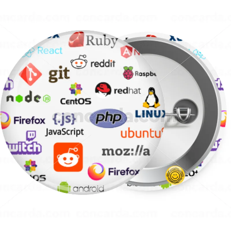 Tech logos — Κονκάρδα Στρογγυλή, Παραμάνα 25mm