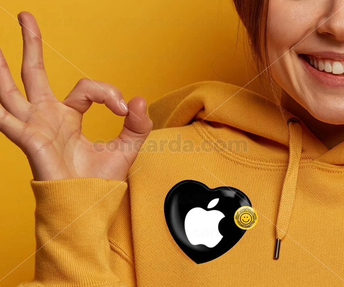 apple — Κονκάρδα Καρδιά 57mm