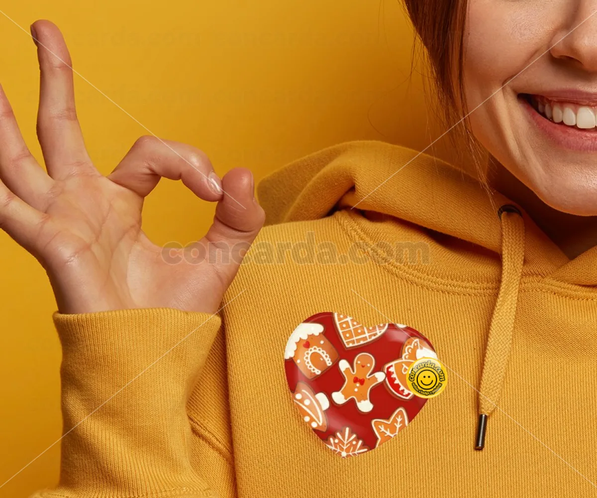 xmas cookies — Κονκάρδα Καρδιά 57mm
